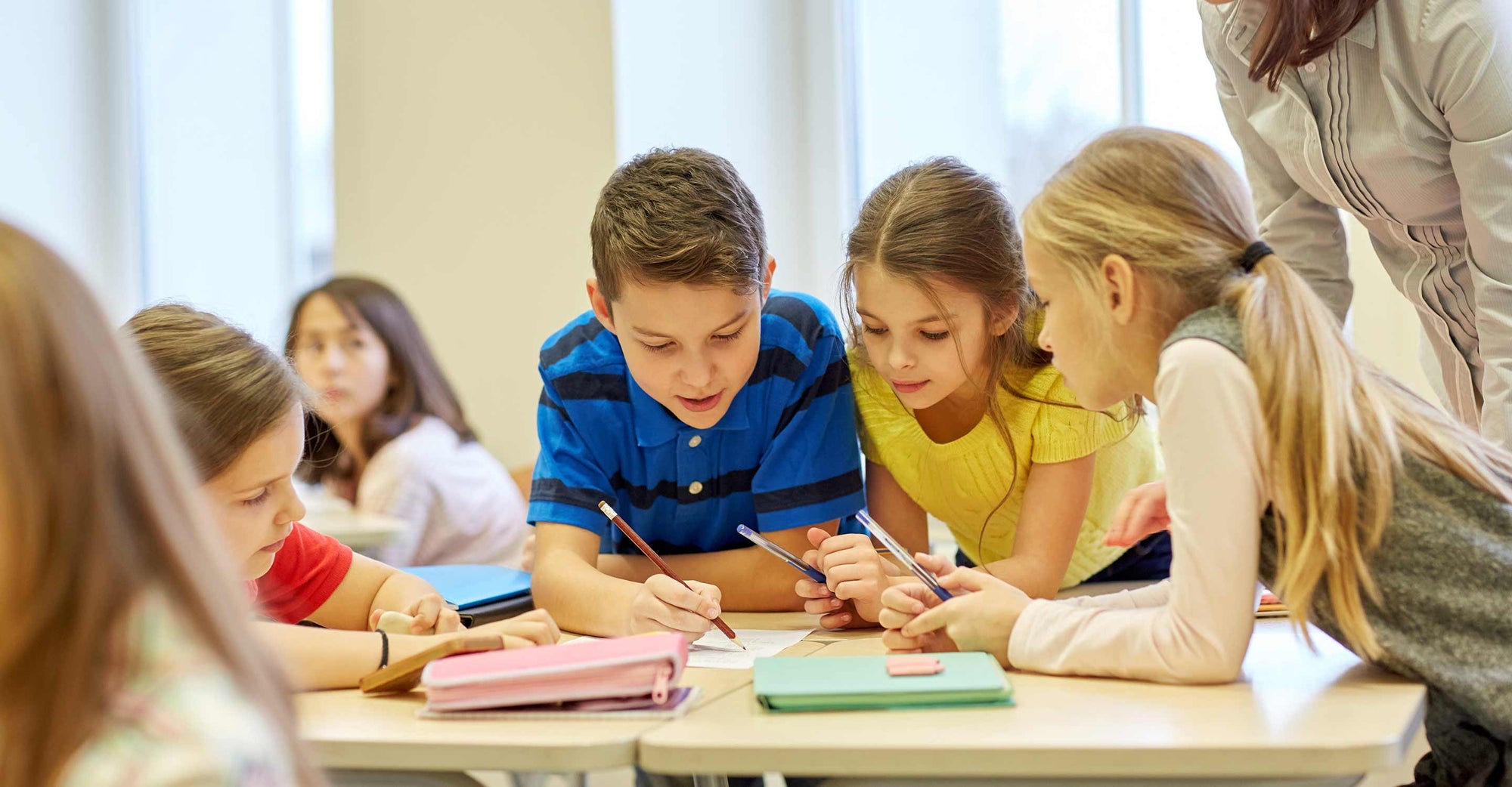 Children in classroom